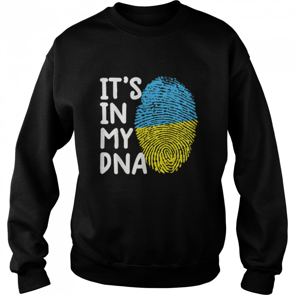 It'S In My Dna Ukraine Ukrainian Ukraine Flag Ukraine T- B09TPK6H1C Unisex Sweatshirt