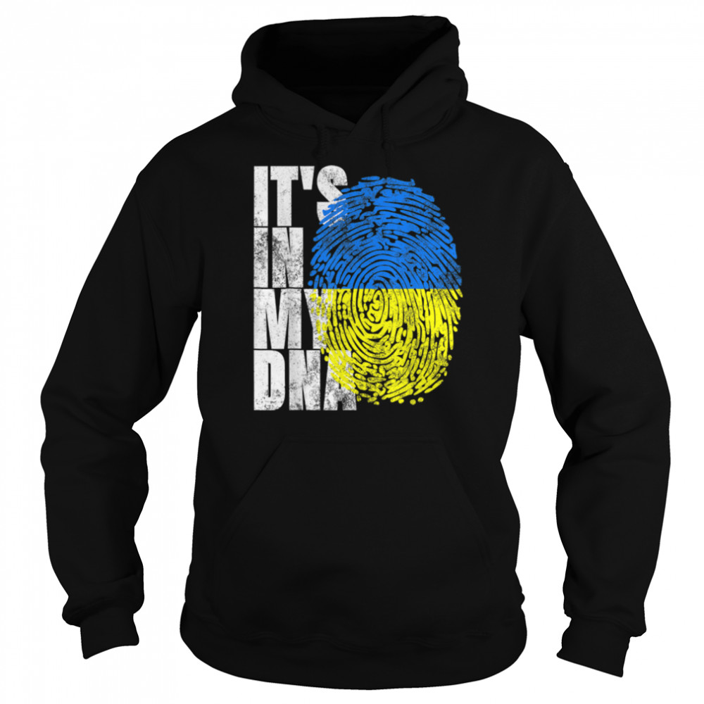 It's In My DNA Ukrainian Gifts Vyshyvanka Kozak Ukraine Flag T- B09TPLJQR2 Unisex Hoodie