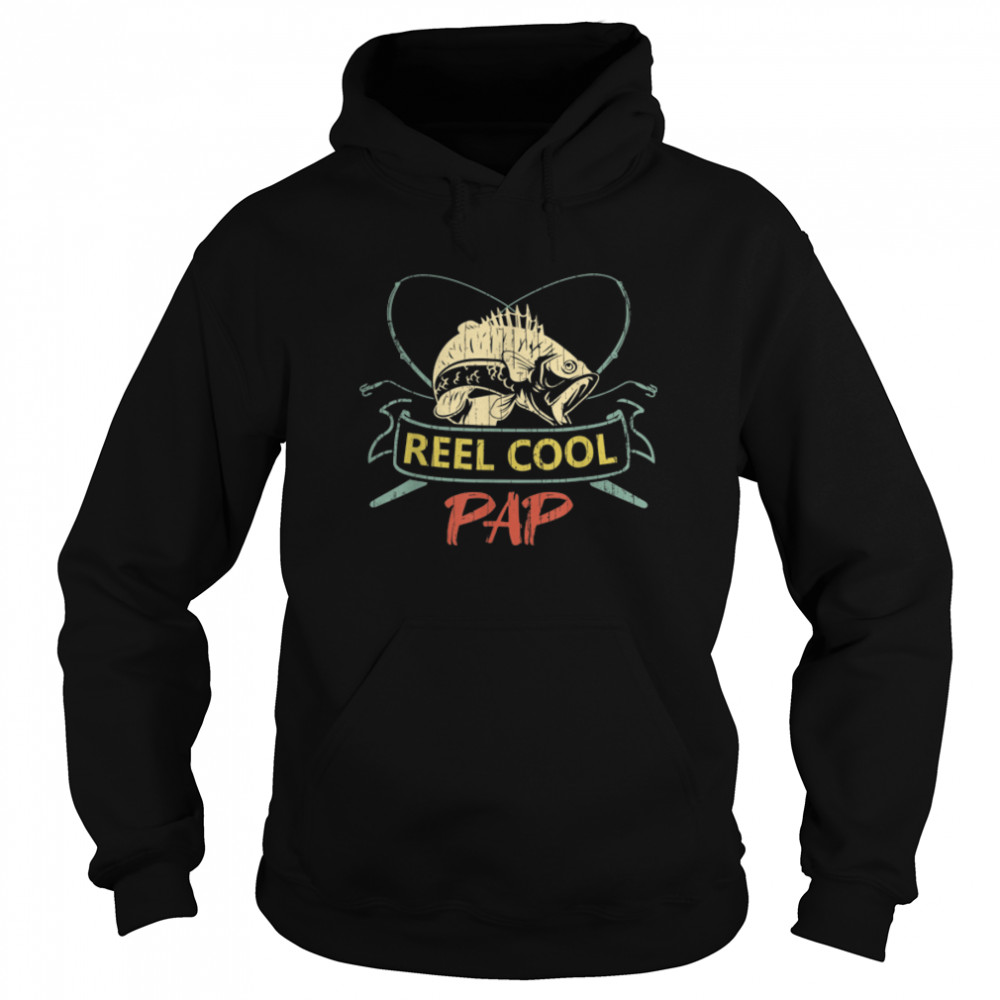 Mens Reel Cool Pap For Fathers Day T- B09TPJF9LS Unisex Hoodie