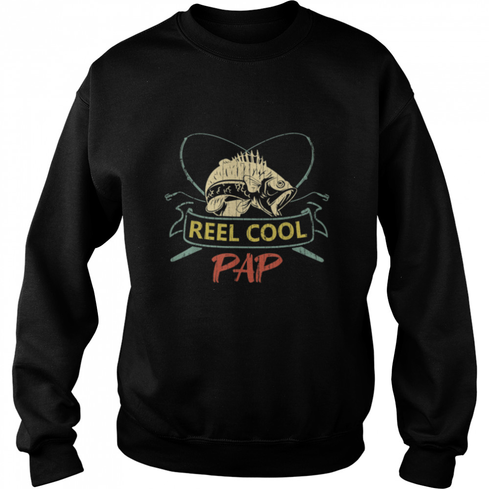 Mens Reel Cool Pap For Fathers Day T- B09TPJF9LS Unisex Sweatshirt