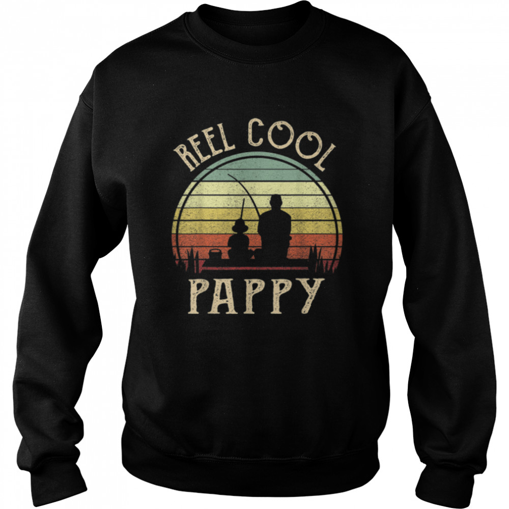 Mens Reel Cool Pappy Fishing Fathers Day T- B09TPHHGM4 Unisex Sweatshirt