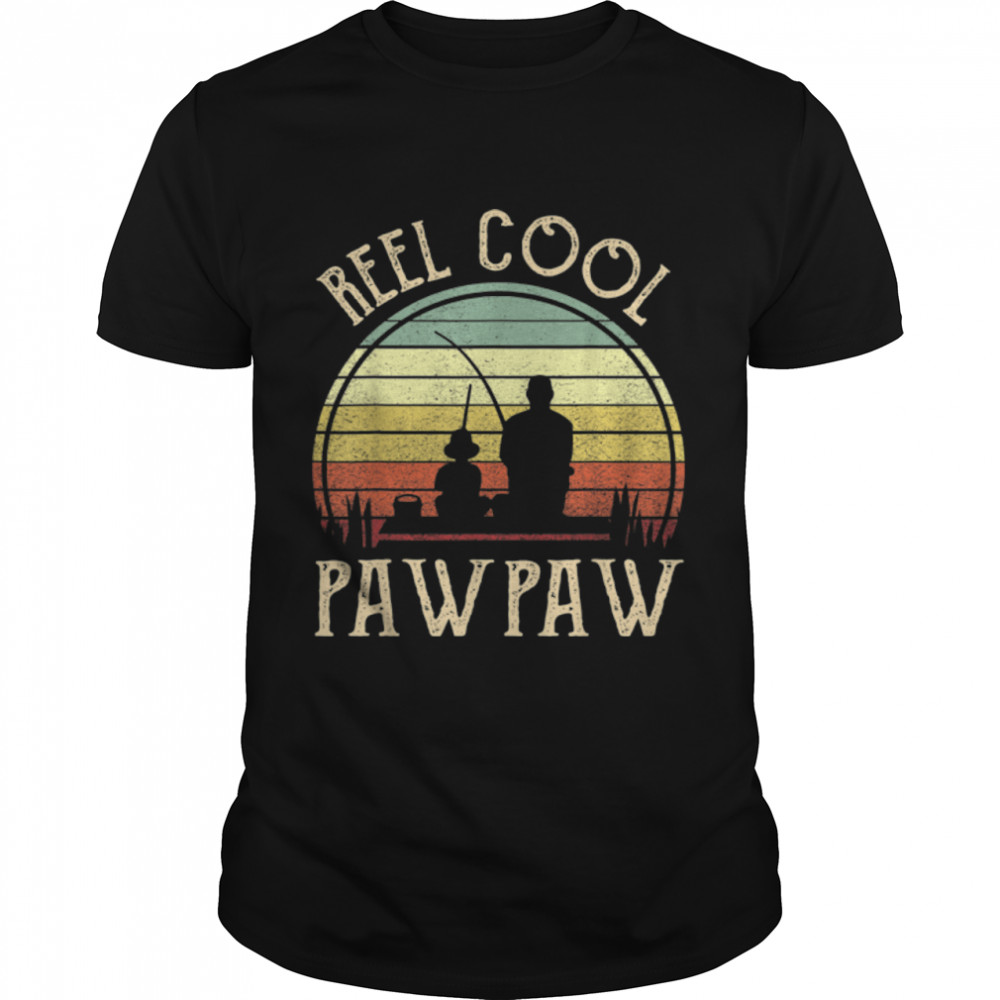 Mens Reel Cool Pawpaw Shirt Fishing Fathers Day T-Shirt B09TPJGTRD