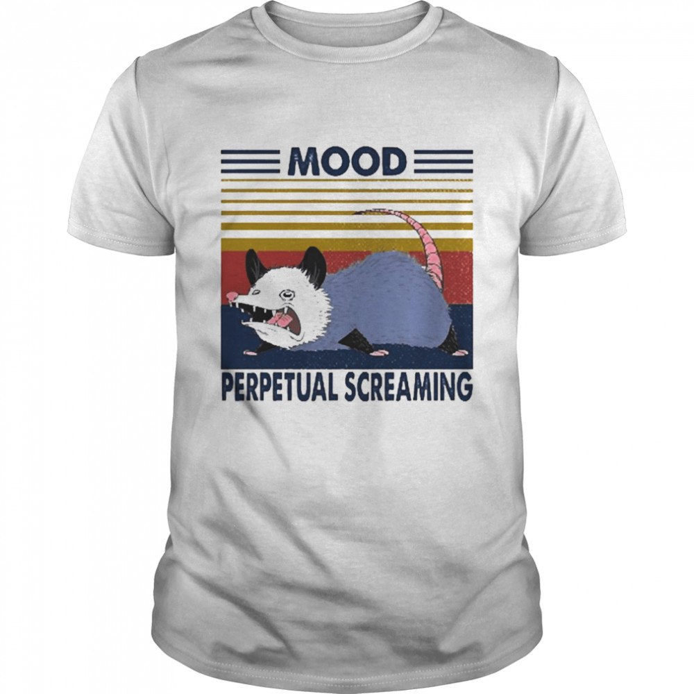 Mood Opossum Perpetual Screaming Vintage  Classic Men's T-shirt