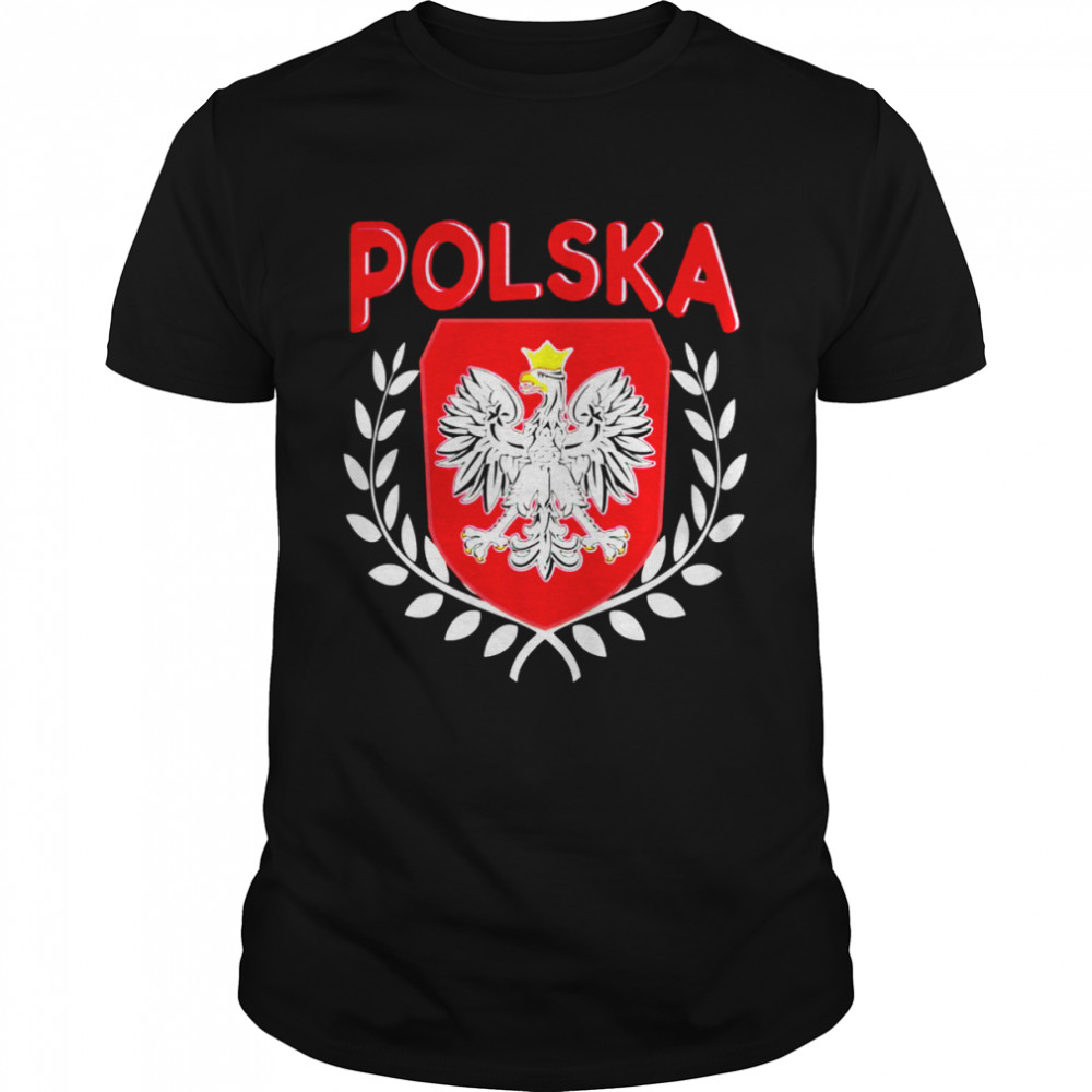 PolskaThemas, polnischer Adlers, Polens, Prides, VintageStil Shirts