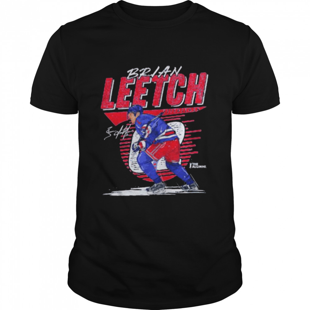 Brian Leetch New York R Comet signature shirts