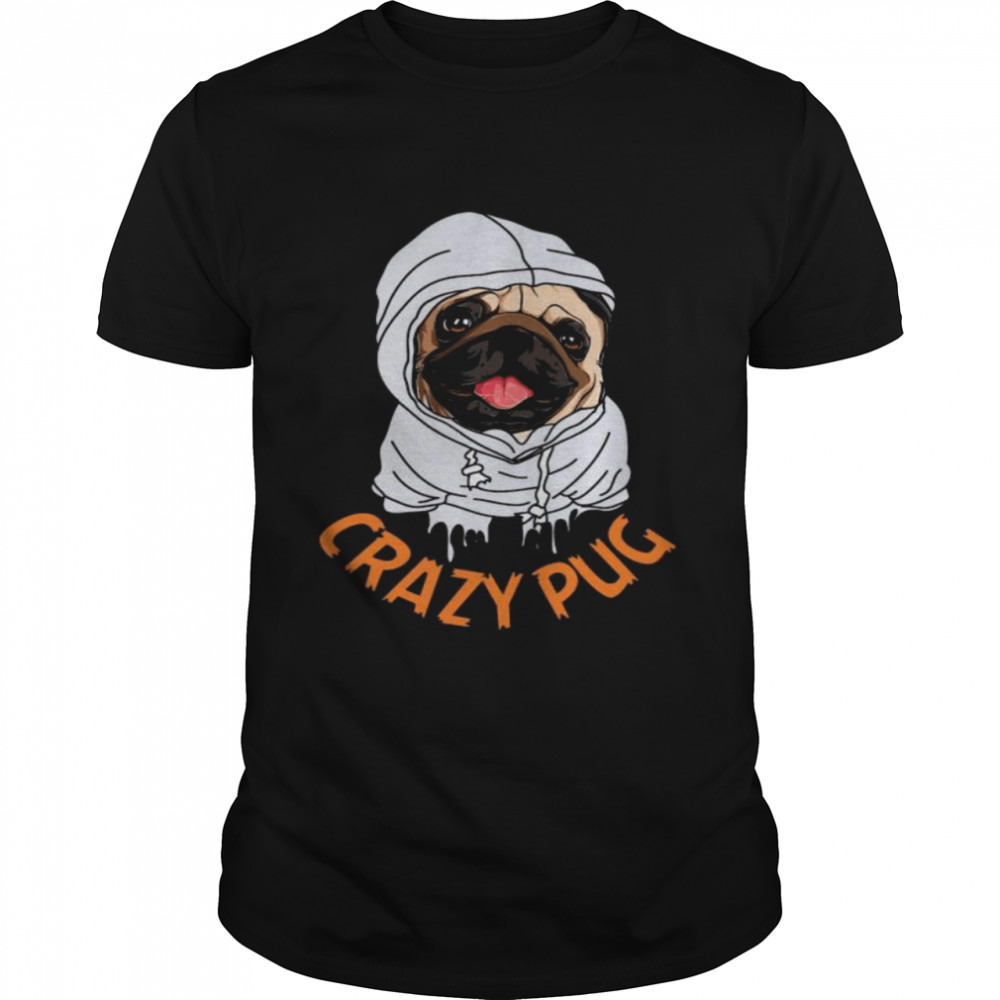 Crazy Pugs Dog T-Shirts