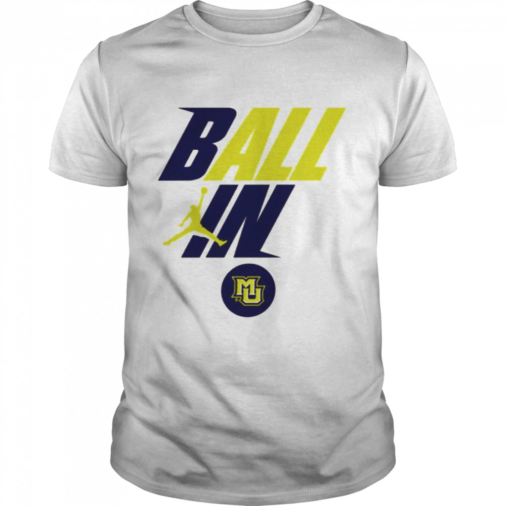 Marquette Golden Eagles ball in shirts