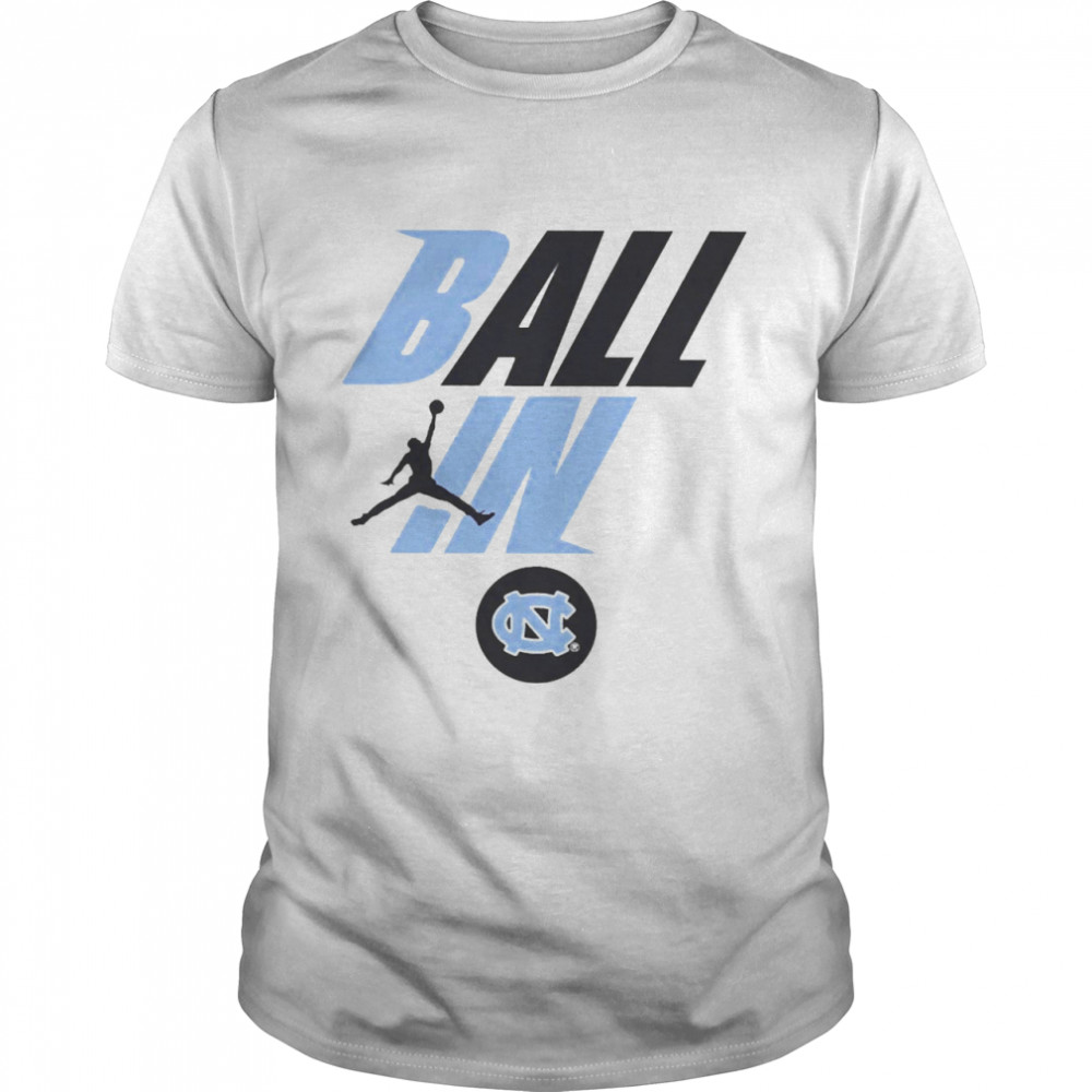 North Carolina Tar Heels Ball In Bench Shirts