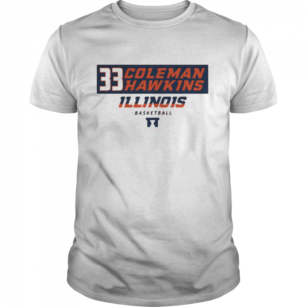 Illinois Fighting Illini Coleman Hawkins #33 shirt Classic Men's T-shirt