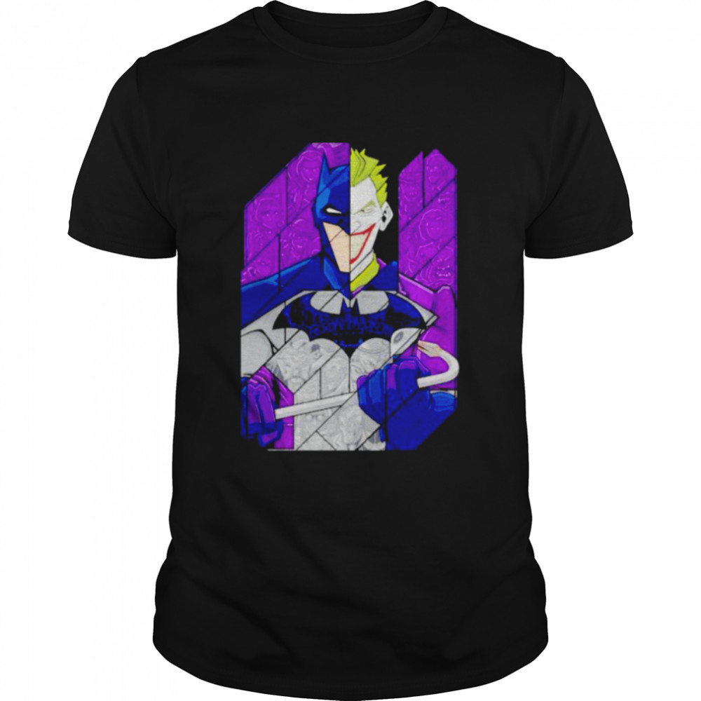 Batman and Joker order chaos tiles shirts