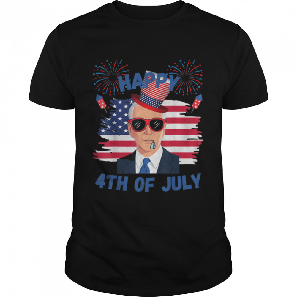 Funny 4th of July Confused Biden Happy fourth of July T-Shirt B09VD3RGLWs