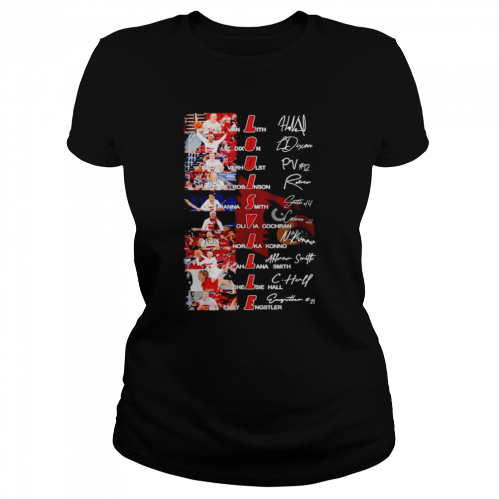 Louisville Cardinals players signatures shirt Classic Women's T-shirt