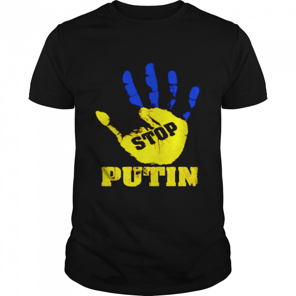 Hand Stop Putin Ukraine shirt