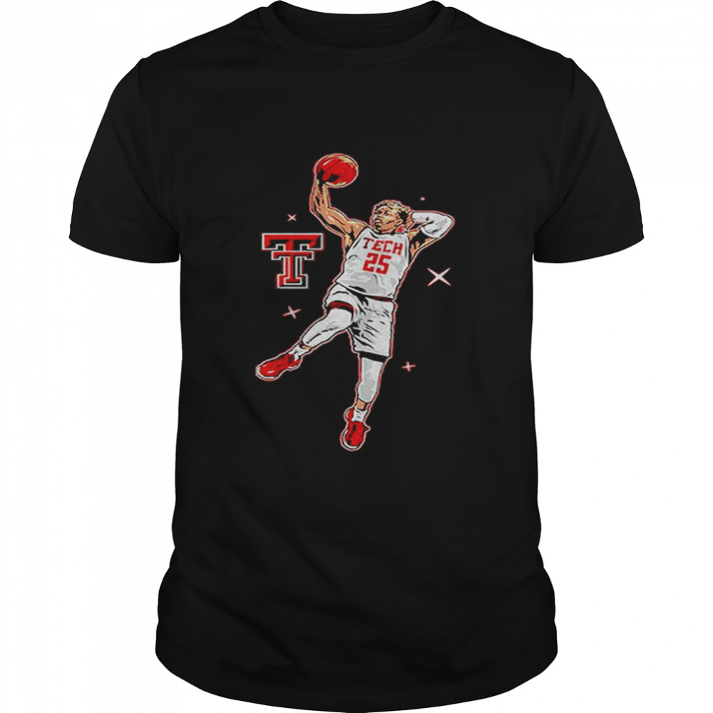 Adonis Arms Dunk Texas Tech Basketball shirts