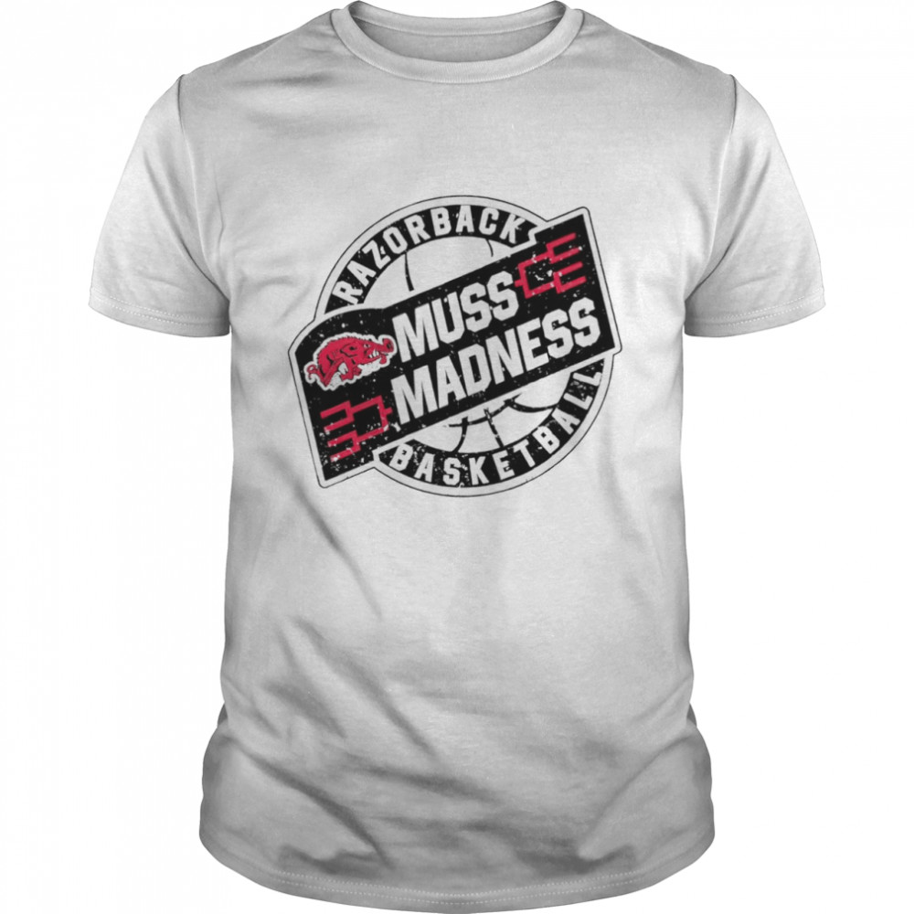 Razorback Muss Madness Basketball logo T-shirts