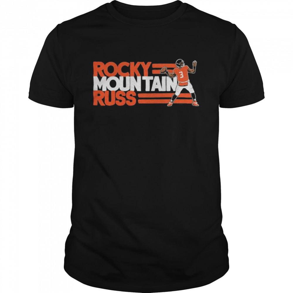 Russell Wilson rocky mountain russ shirt Classic Men's T-shirt