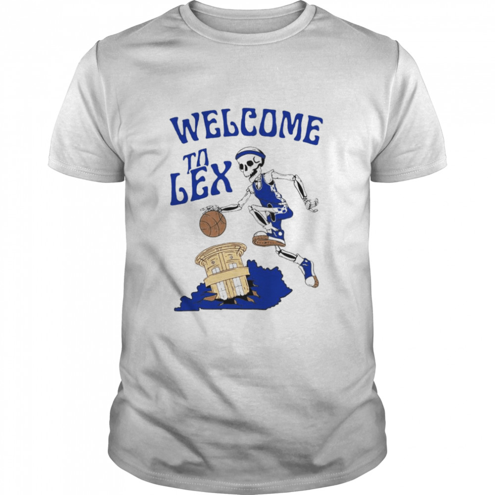 Skeleton welcome to LEX Kentucky Wildcats basketball shirt Classic Men's T-shirt