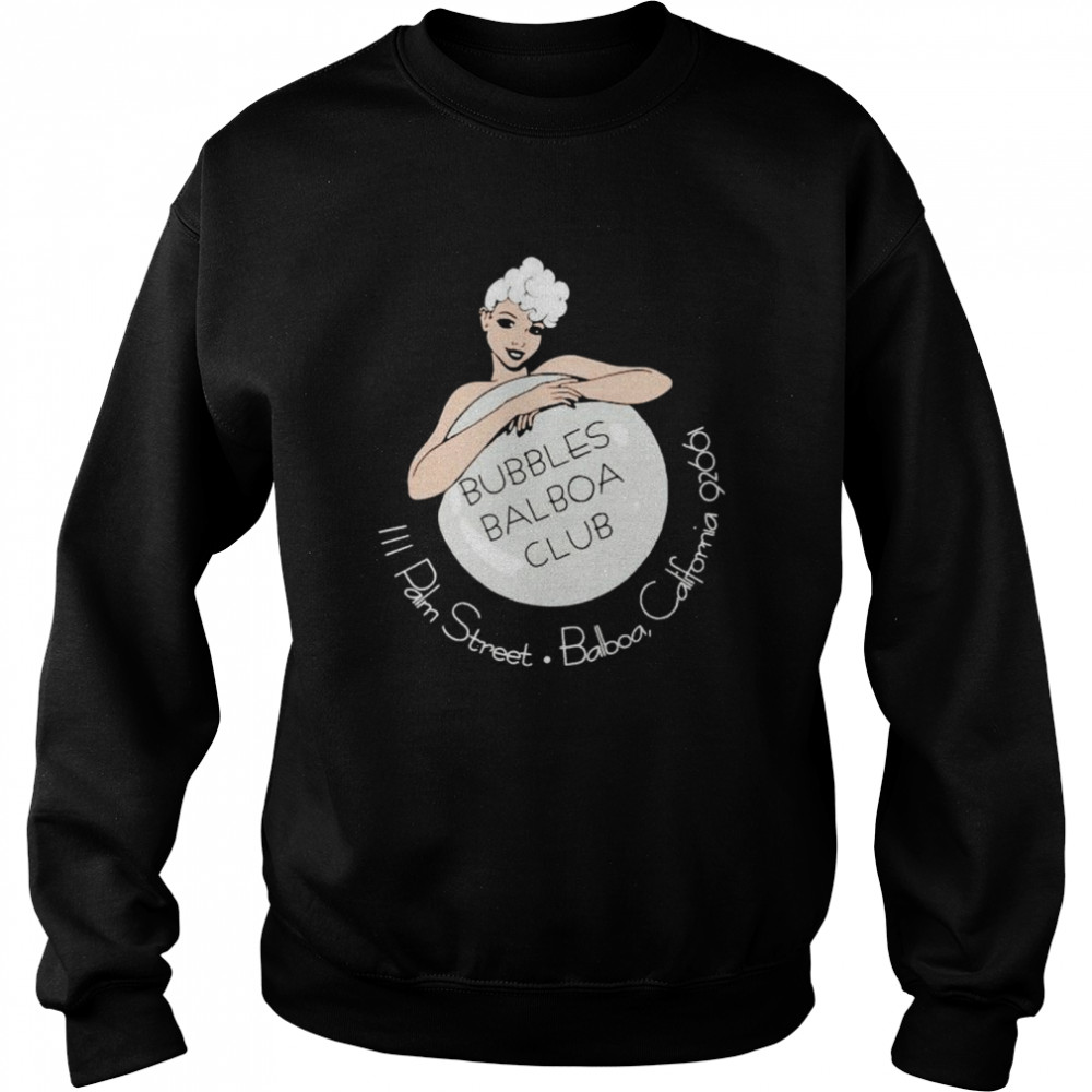 Bubbles Balboa Club palm street shirt Unisex Sweatshirt