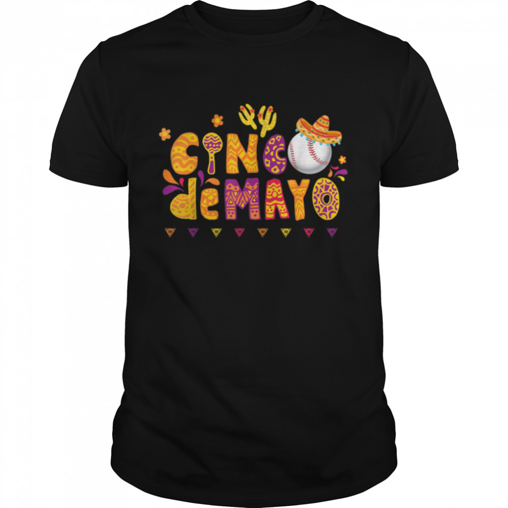 Baseball Taco Sport Cinco De Mayo Mexican Men Women T-Shirt B09W5PL3B3s