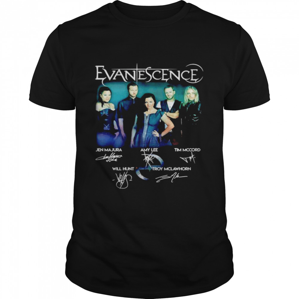 Evane Scence signatures shirts