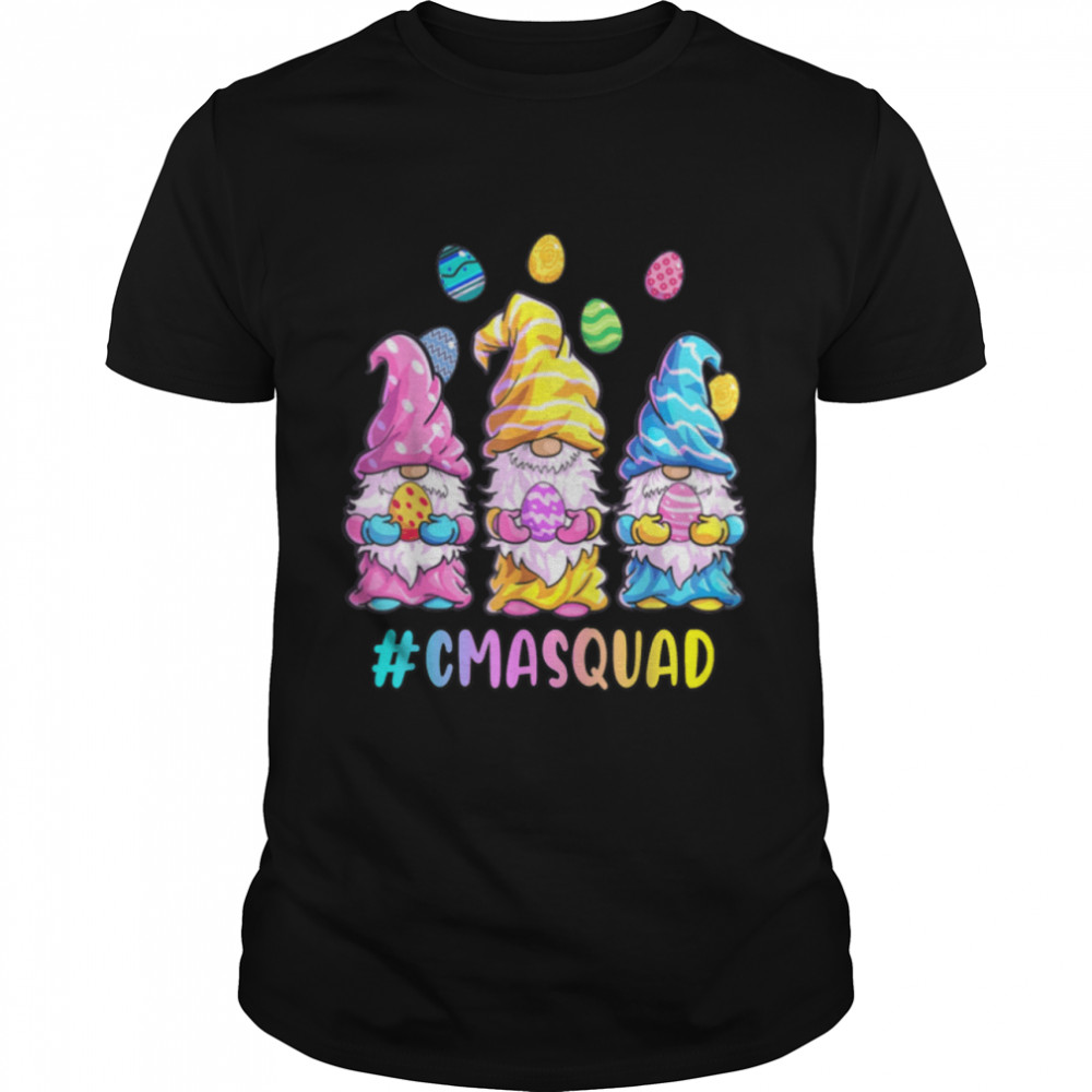 Happy Easter Funny Gnomes Egg Hunt Colorful CMA Squad T-Shirt B09W5MNZJP