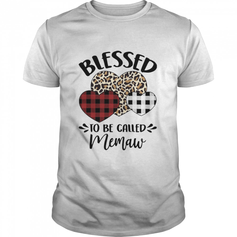 Blessed To Be Called Memaw  Classic Men's T-shirt