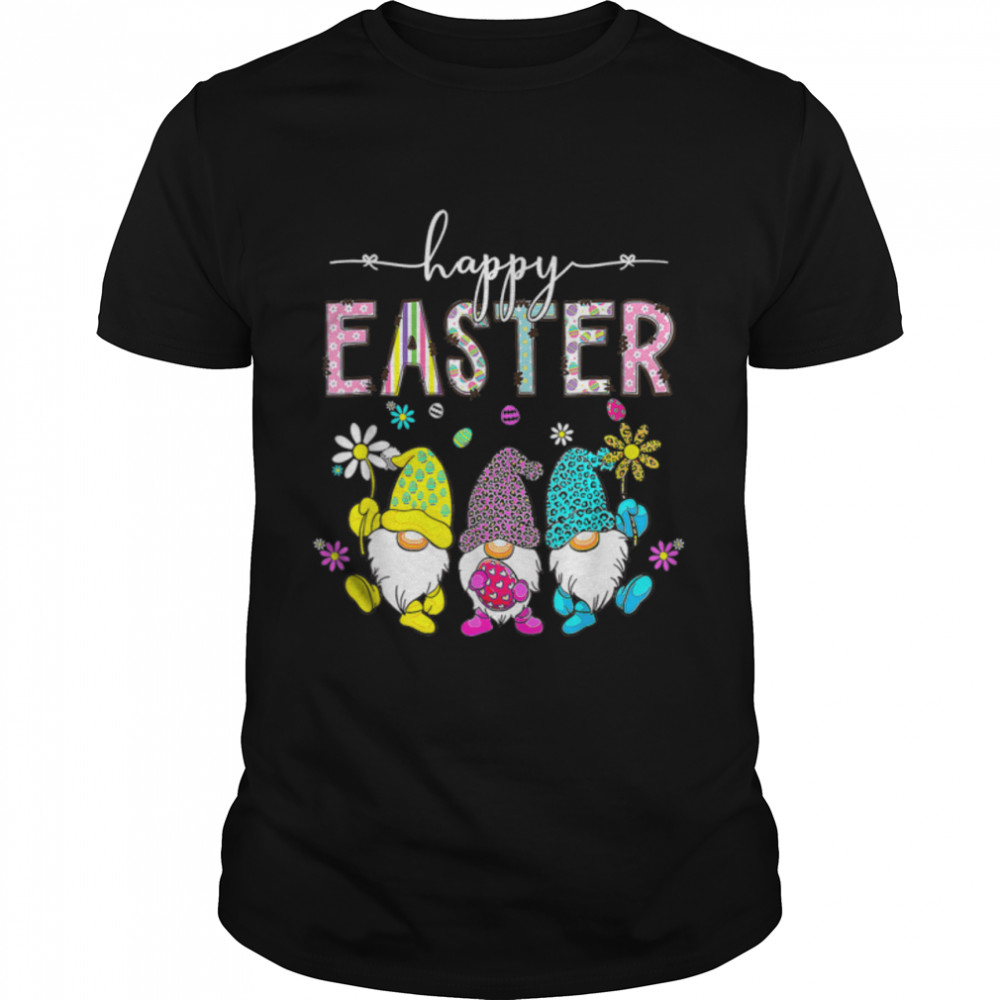 Happy Easter Day Three Gnome Bunny Egg T-Shirt B09W8Q2K2Gs