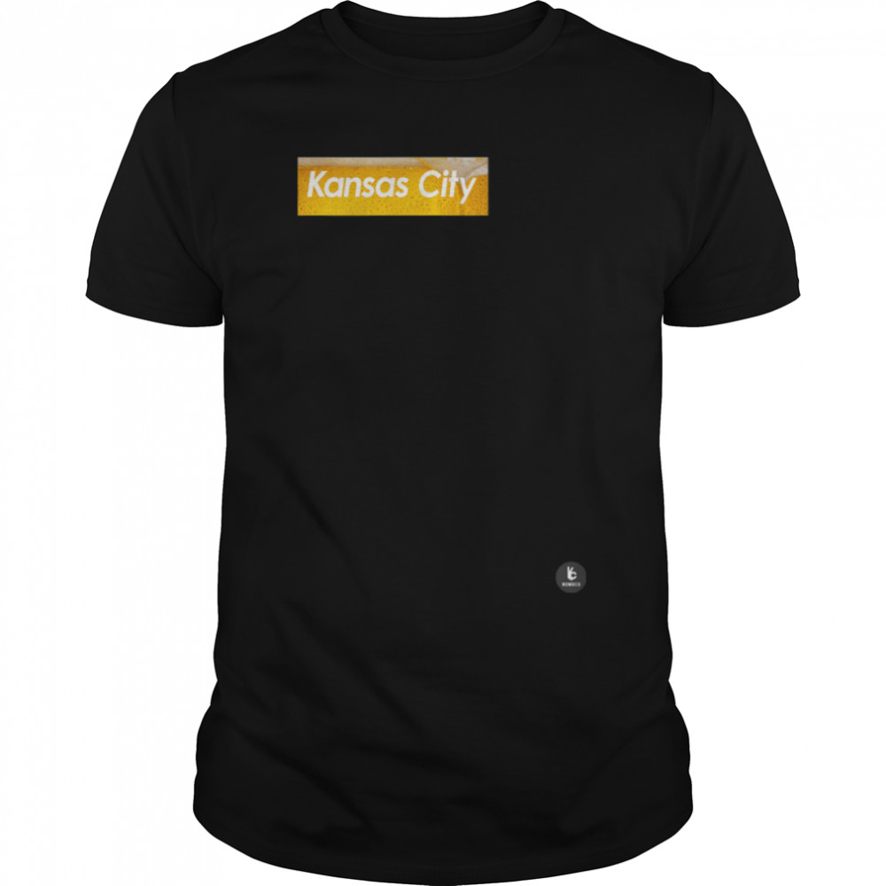 Kansas City Beer Drinking Box Funny KC T-Shirt B09W8RXGL8