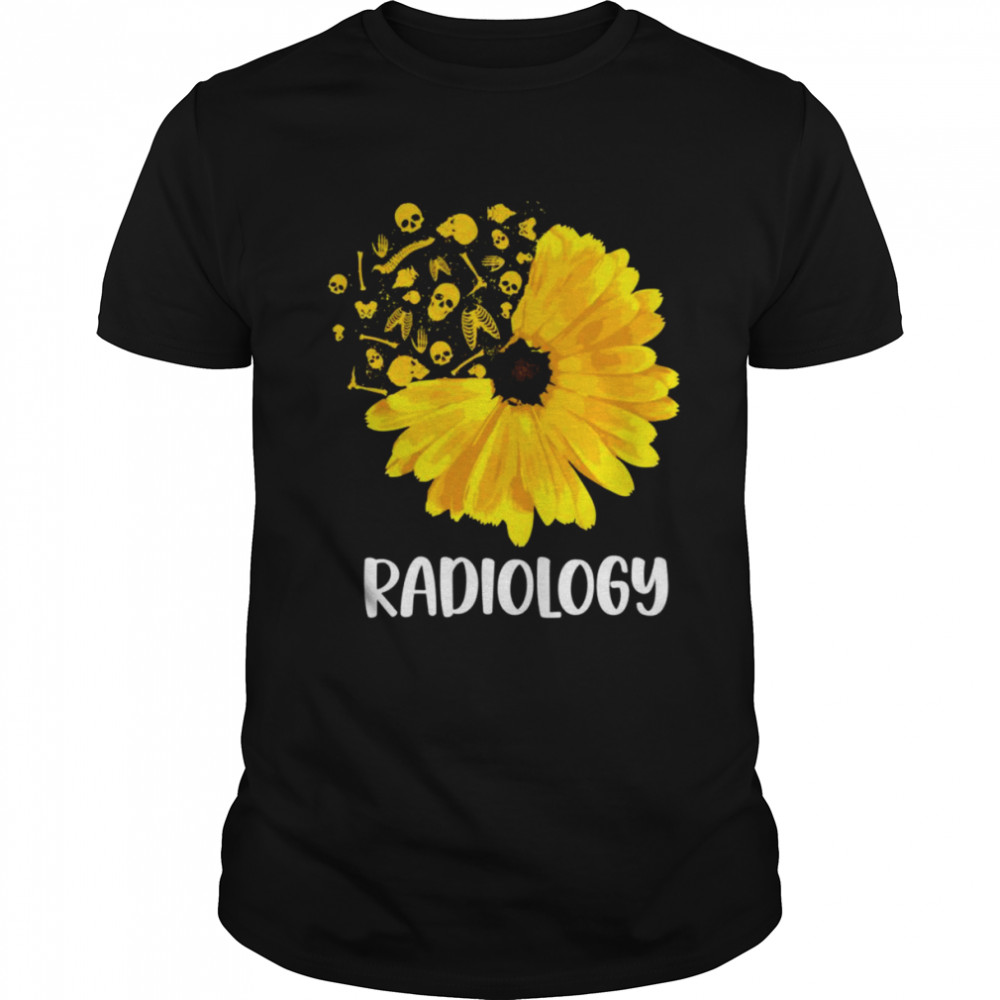 Radiology SunFlower Tech Radiologist XRay Radiographer Rad  Classic Men's T-shirt