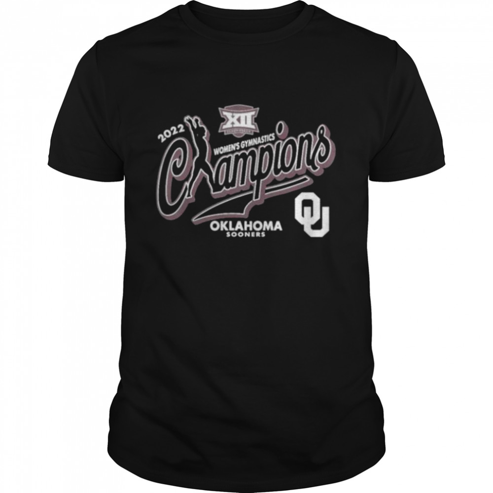 Bests Oklahomas Soonerss Blues 84s 2022s Bigs 12s Womens’ss Gymnasticss Conferences Championss Events shirts