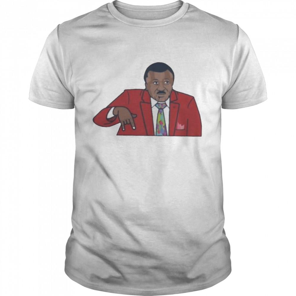 Basketball Horns Down Red Suit shirt