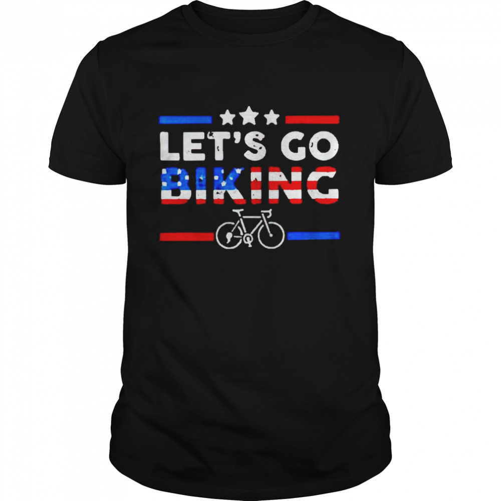 Lets’s go biking American flag shirts