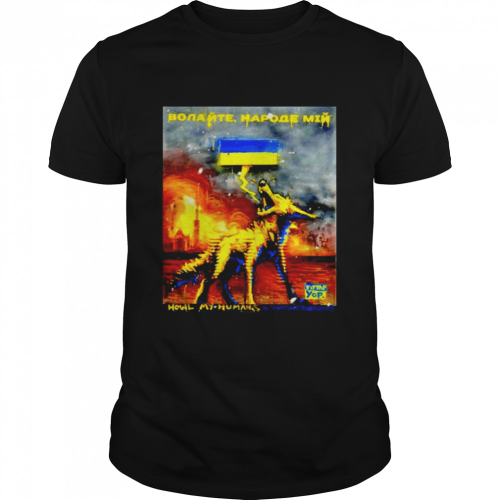 Creatures of Colfax stand with Ukraine T-shirt
