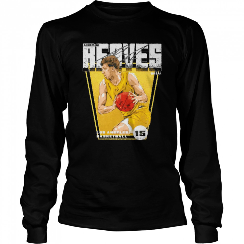 Austin Reaves Los Angeles A Premiere Basketball Signatures Long Sleeved T-shirt