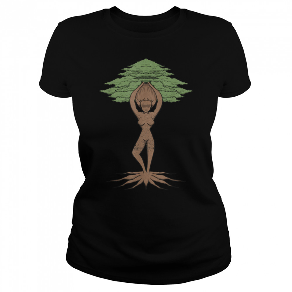 Chakra Tree Of Life Mandala Zen Yoga Om Symbol Buddhism T- B09WZLLBNQ Classic Women's T-shirt