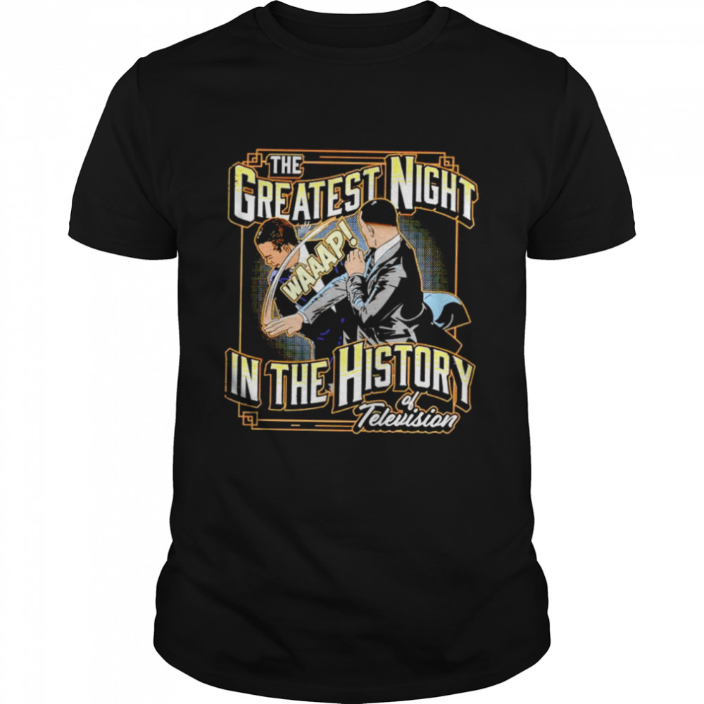 Will Smith slaps Chris Rock the greatest night in the history of Television shirt Classic Men's T-shirt