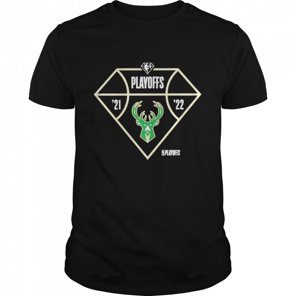 Milwaukee Bucks 2022 NBA Playoffs Diamond Tip Off shirt Classic Men's T-shirt