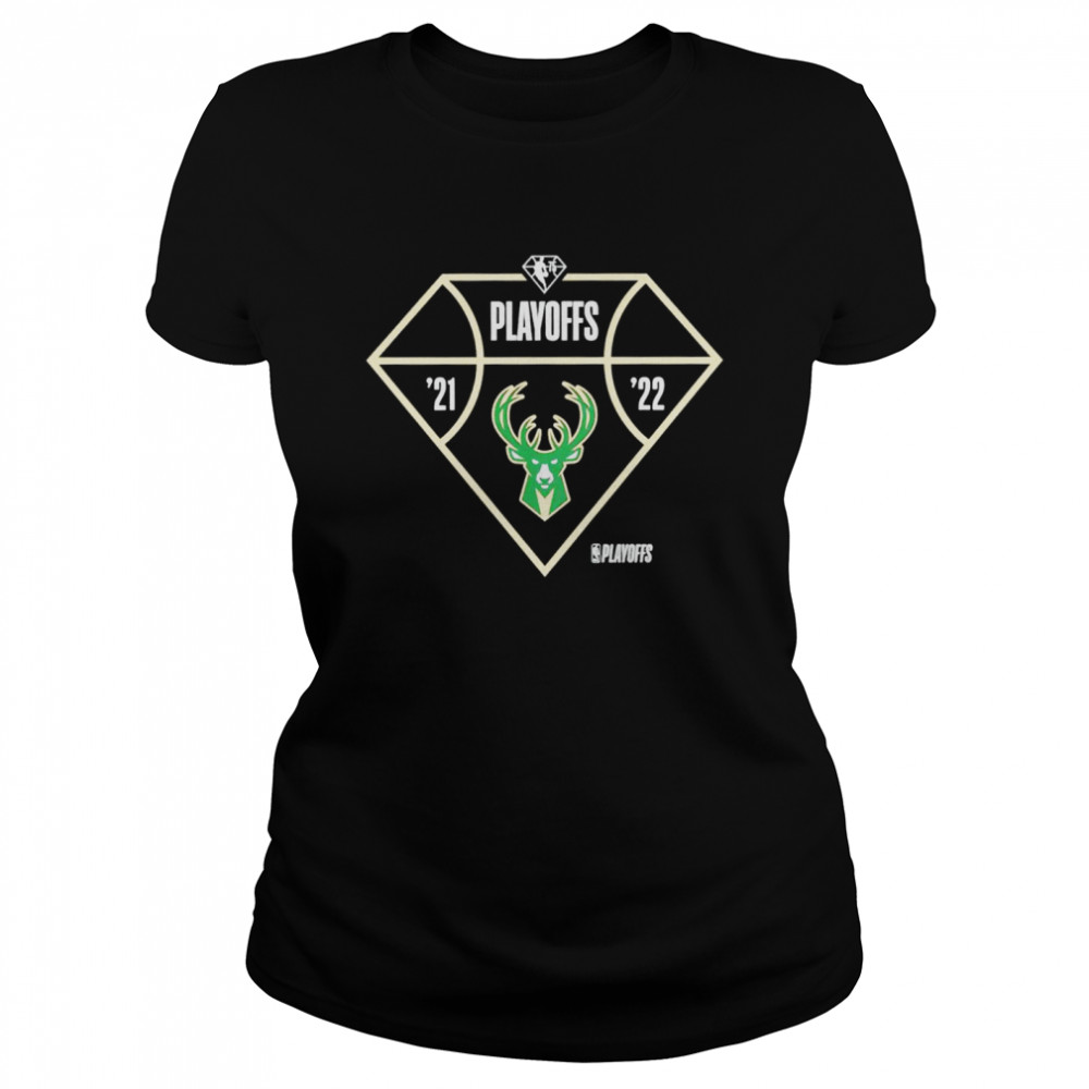 Milwaukee Bucks 2022 NBA Playoffs Diamond Tip Off shirt Classic Women's T-shirt
