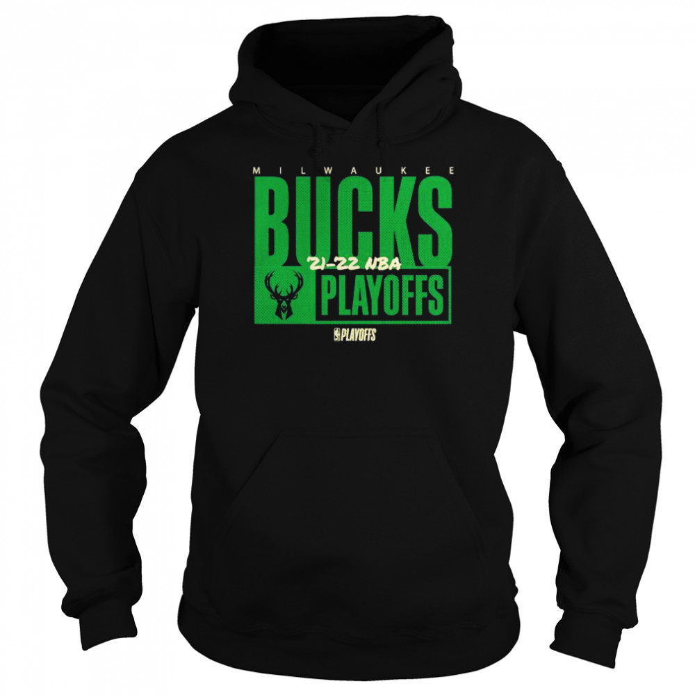 Milwaukee Bucks 2022 NBA Playoffs Dunk T-shirt Unisex Hoodie