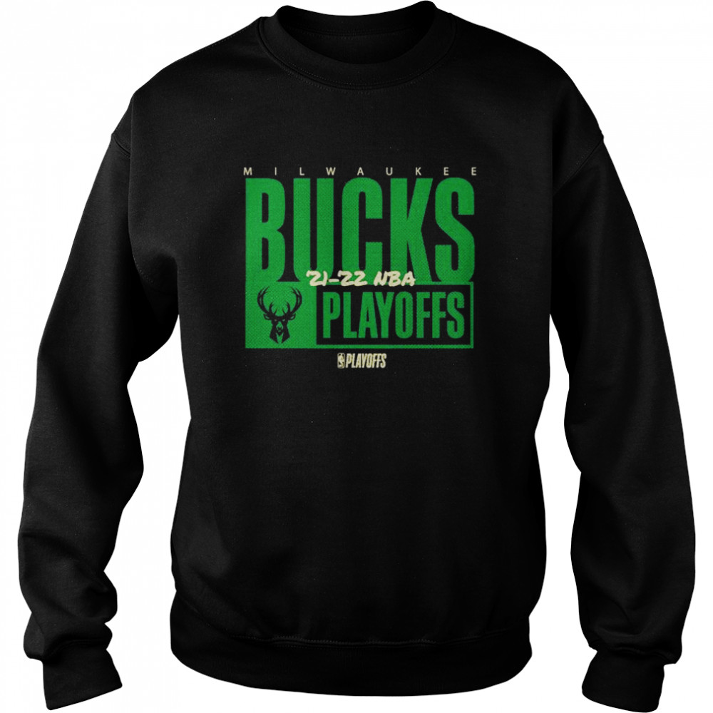 Milwaukee Bucks 2022 NBA Playoffs Dunk T-shirt Unisex Sweatshirt
