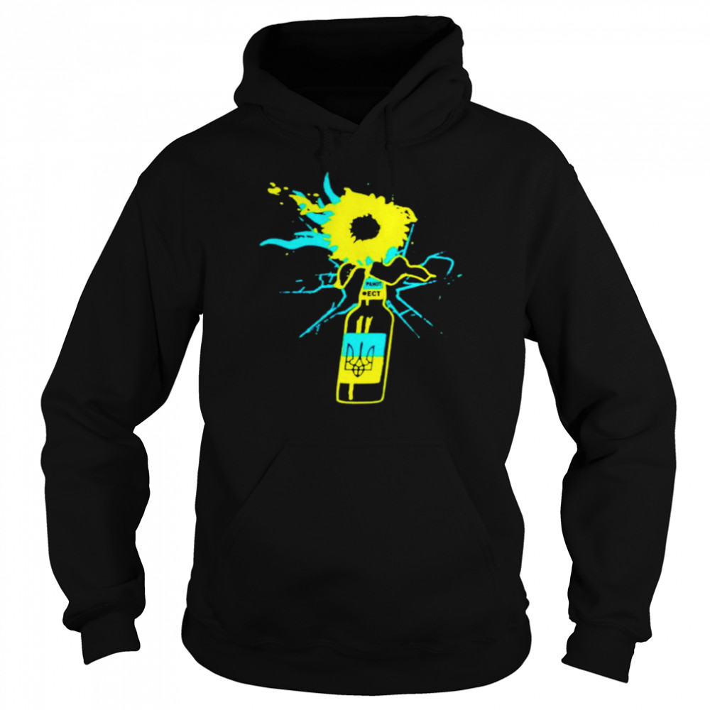 Molotov Sunflower Ukraine shirt Unisex Hoodie