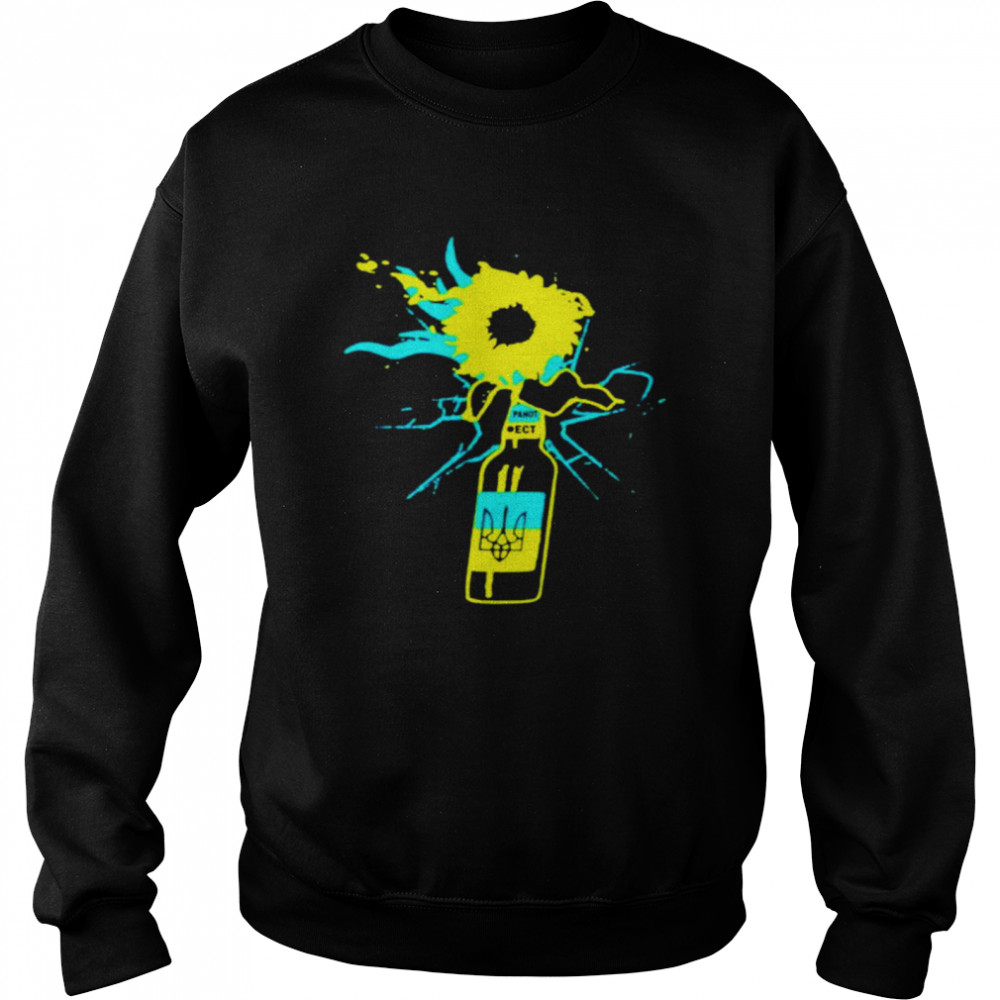 Molotov Sunflower Ukraine shirt Unisex Sweatshirt