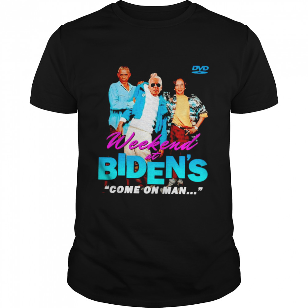 Obama and Kamala weekend at Biden’s come on man shirt Classic Men's T-shirt