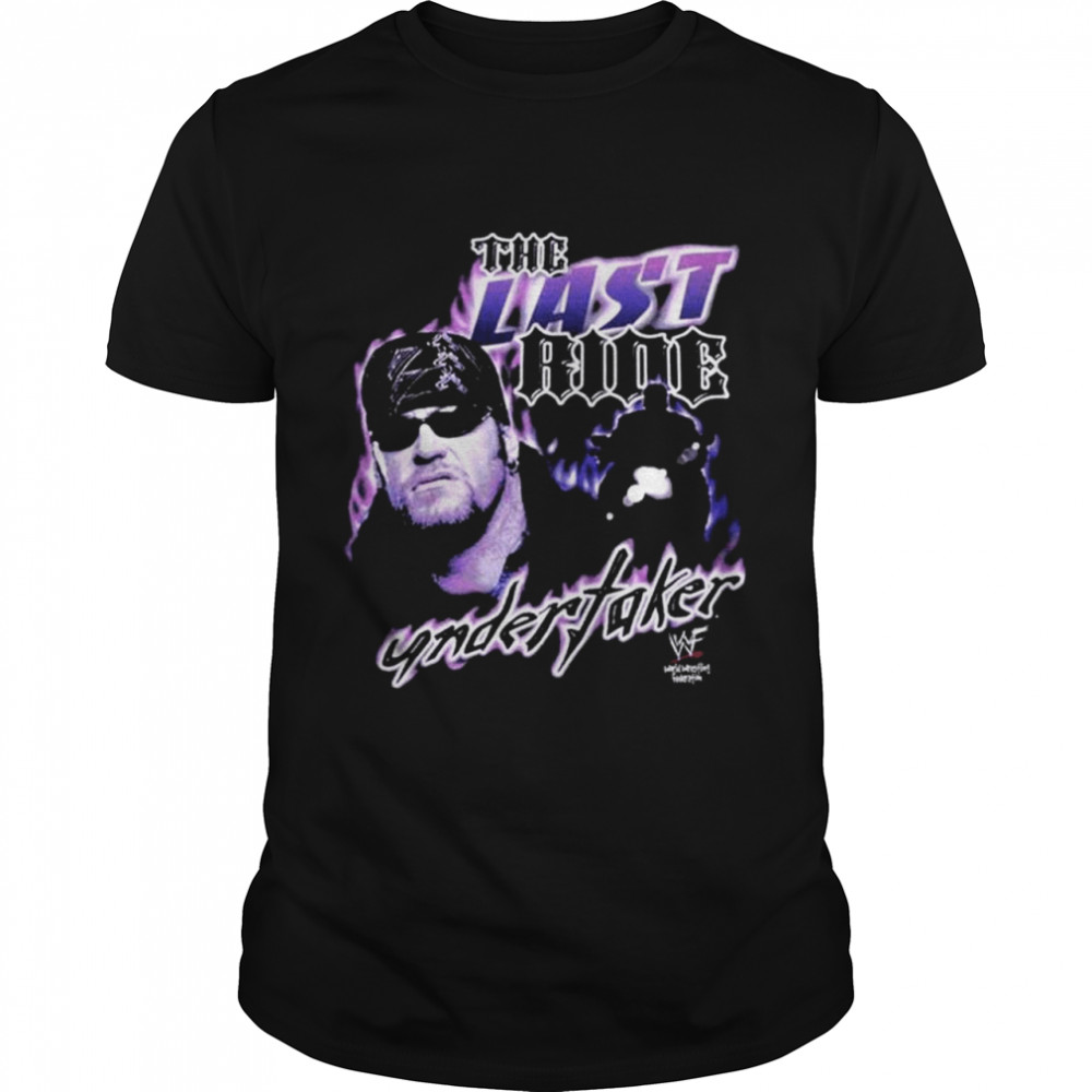 Tyrese haliburton wearing wwf undertaker last ride shirt Classic Men's T-shirt