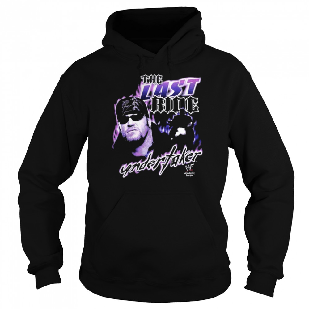 Tyrese haliburton wearing wwf undertaker last ride shirt Unisex Hoodie