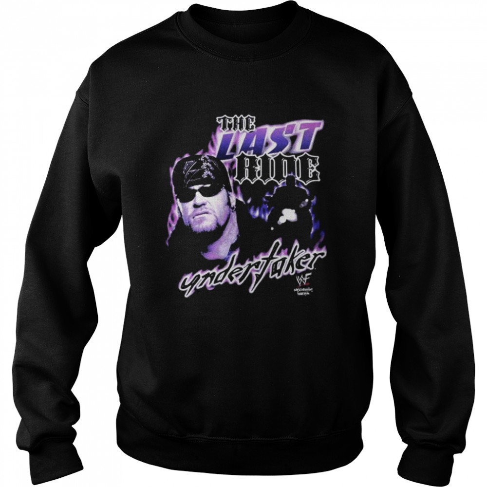 Tyrese haliburton wearing wwf undertaker last ride shirt Unisex Sweatshirt