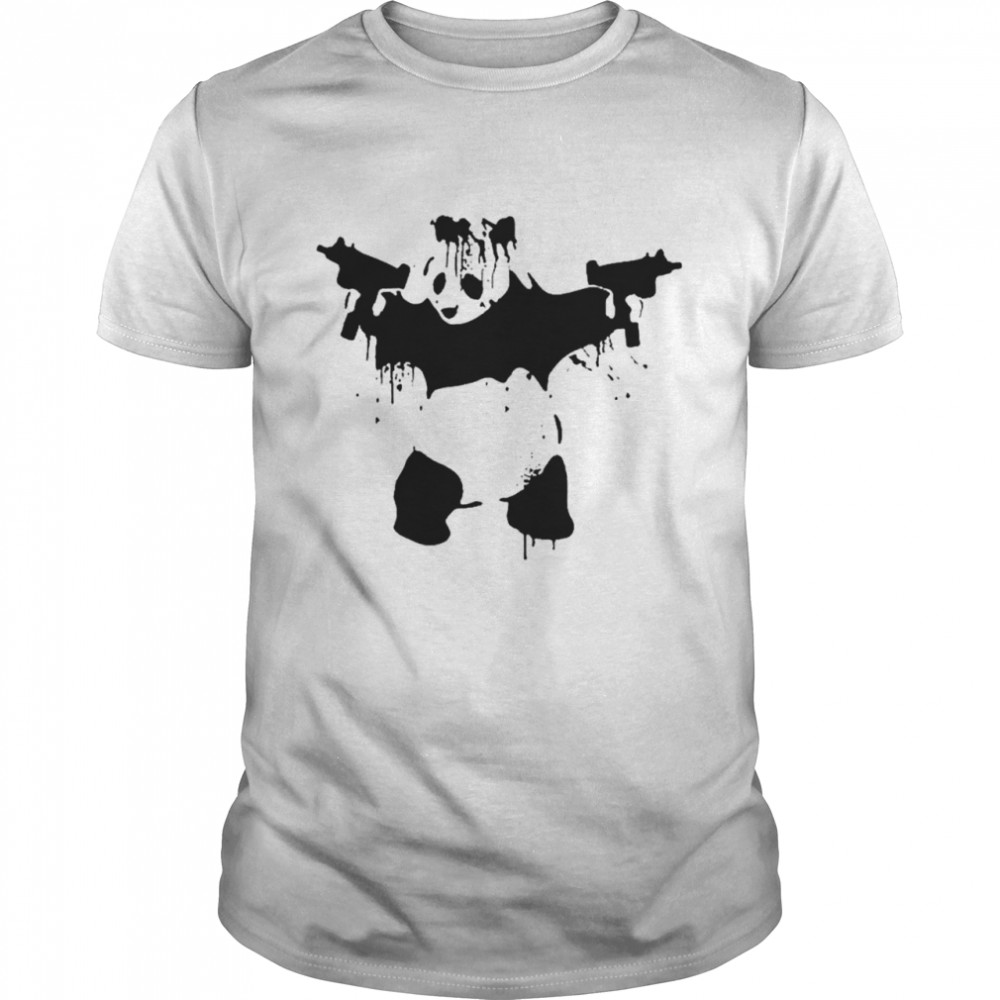 Banksy Panda With Guns T-Shirt