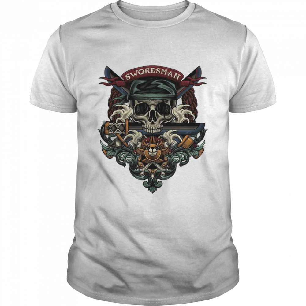 The Swordsman Skull Classic T-shirts