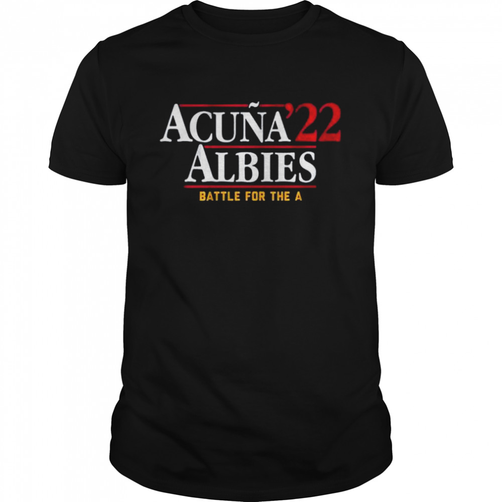 Acusña Albies s’22 battle for the a shirts