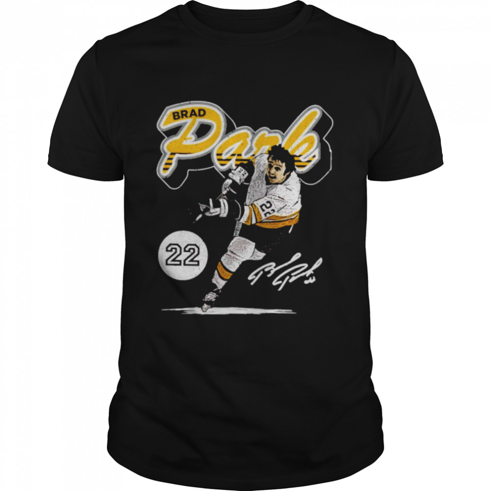 Boston Bruins Brad Park script signature shirt Classic Men's T-shirt